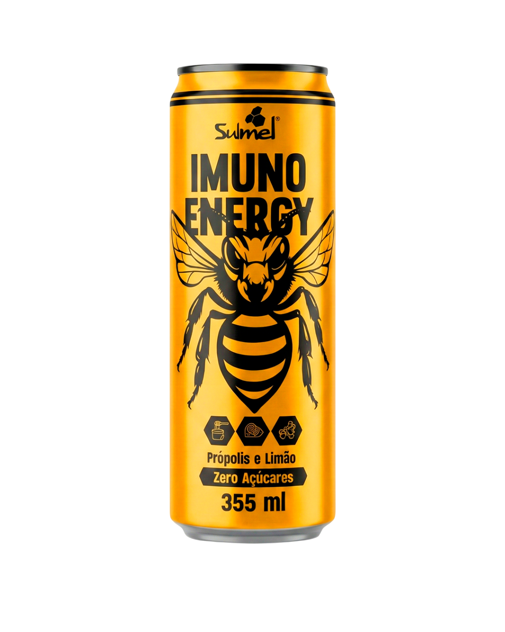 ImunoEnergy - Extrato de própolis, limão e gengibre 355ml.
